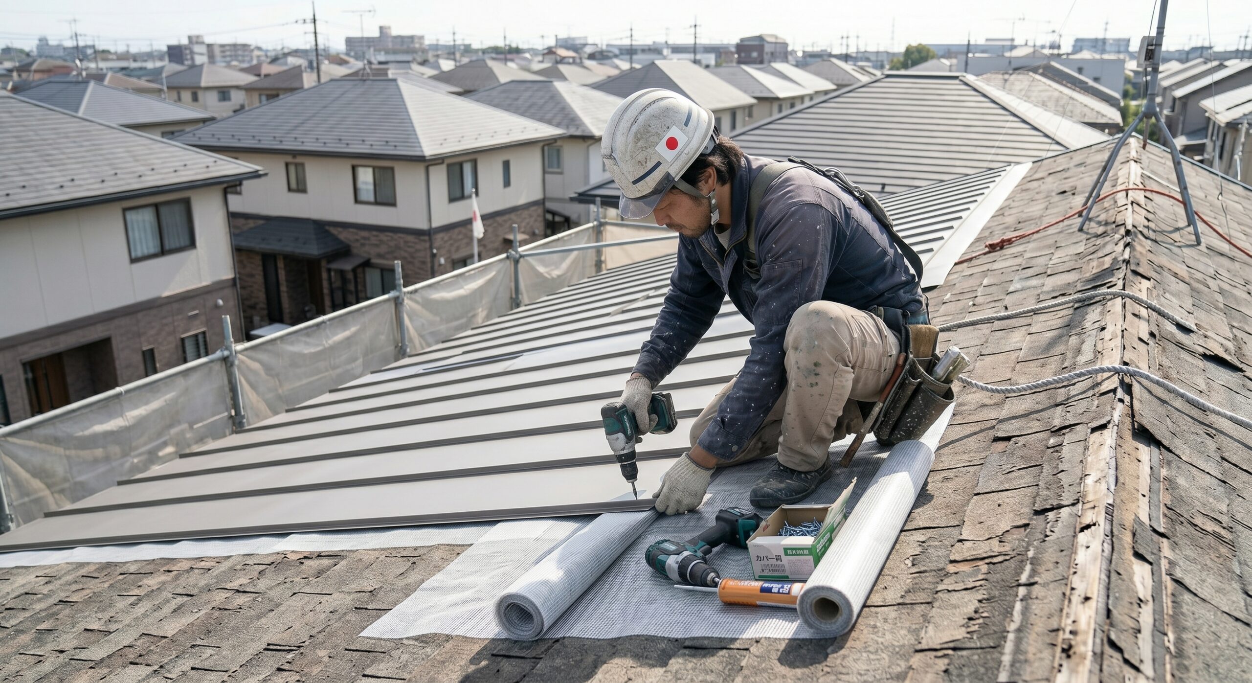 施工メニュー：屋根工事