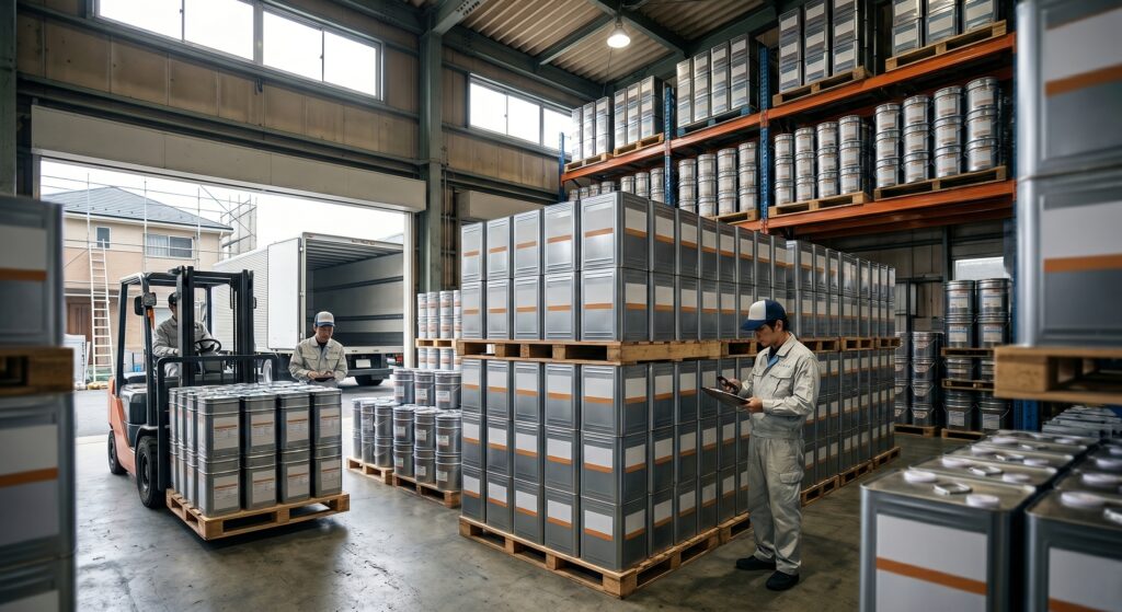 塗料の仕入れ量が多いため、仕入れ単価を安く抑えられる！